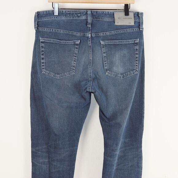 Adriano Goldschmied AG-ED Tellis Modern Slim Wash Faded Jeans Japan Made 34 x 33 - Picture 4 of 11